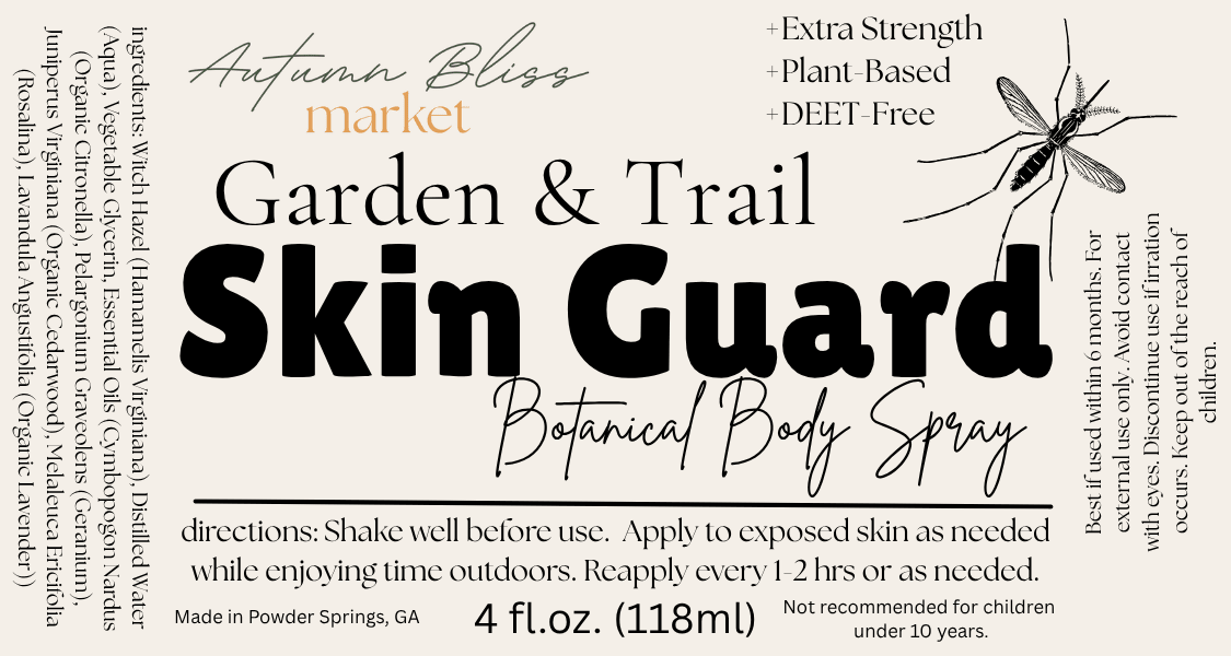 4 fl.oz. - Garden & Trail Skin Guard Botanical Body Spray - Autumn Bliss Market