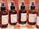 Bottles of Room Renewing Spray sowing the different kinds of scents of the products.