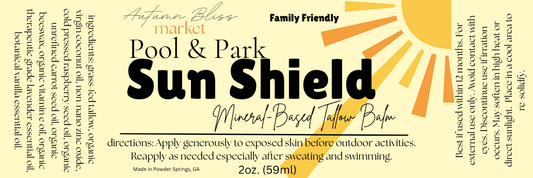 Sun Shield Mineral-Based Tallow Balm - Autumn Bliss Market