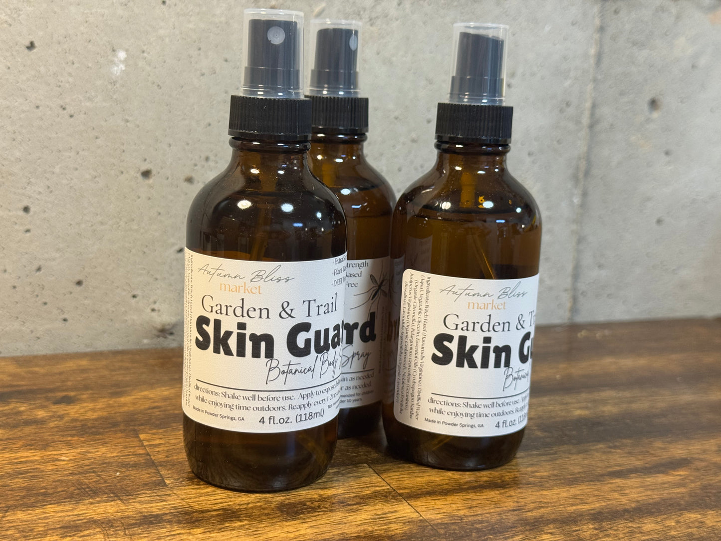 4 fl.oz. - Garden & Trail Skin Guard Botanical Body Spray