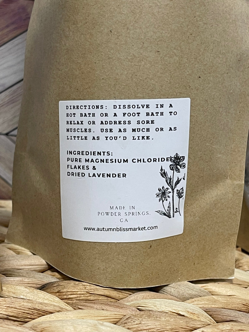 Lavender Magnesium Bath Salts