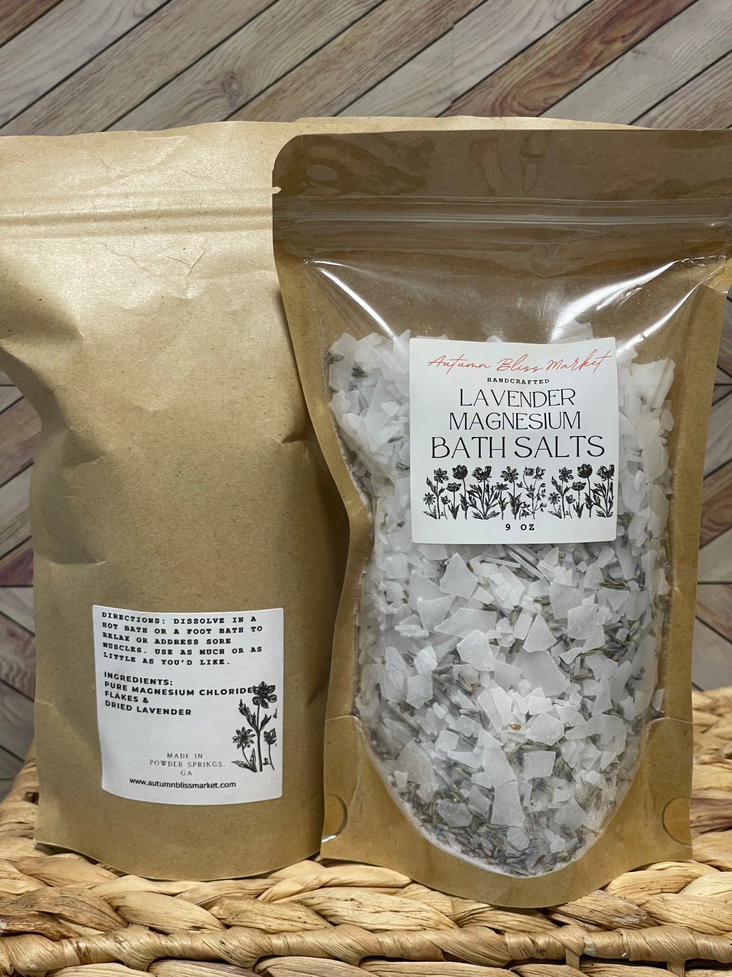 Lavender Magnesium Bath Salts