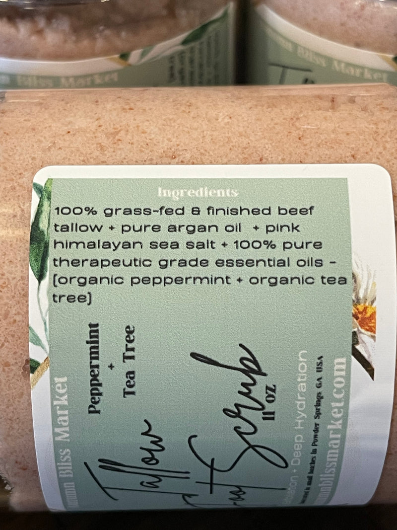 Tallow Foot Scrub