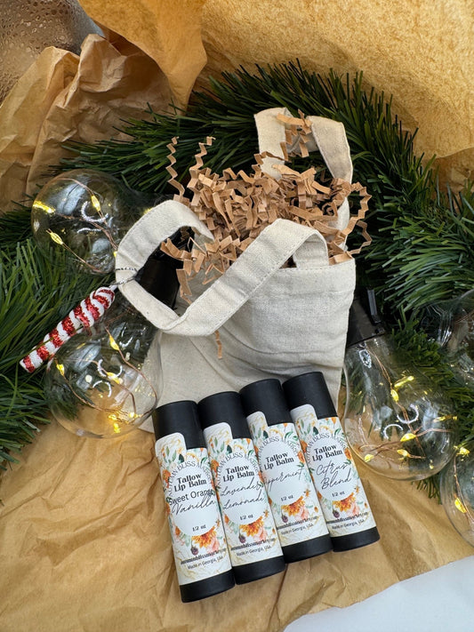 Tallow Lip Balm Gift Set - Autumn Bliss Market